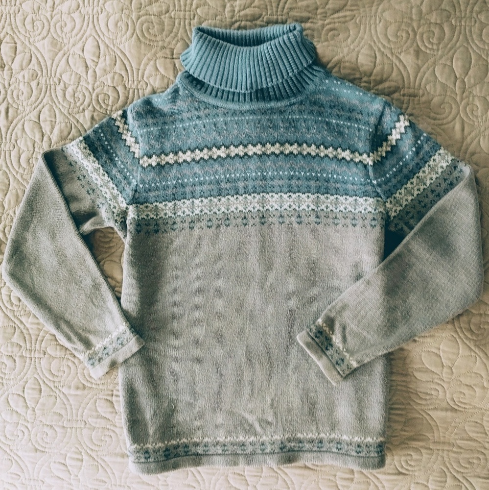 Style&Co winter patterned turtleneck sweater SP